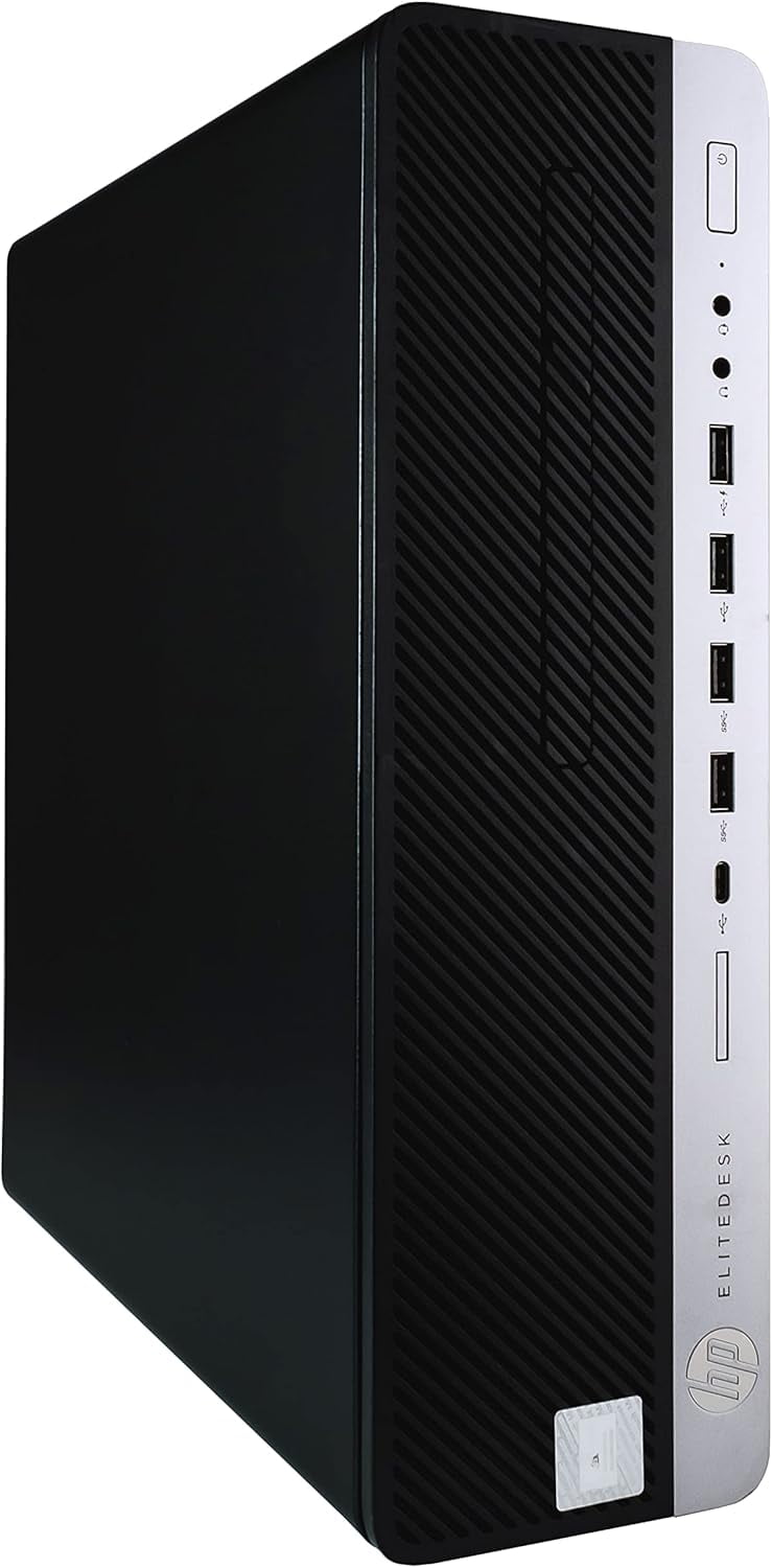 Restored HP Prebuilt Gaming Desktop PC Intel i5 + Radeon RX550 4GB GPU 1080p Gaming PC 16GB DDR4 RAM 500GB SSD Wi-Fi AX200 5G + Bluetooth Windows 11 Pro 24in LCD Monitor (Refurbished)