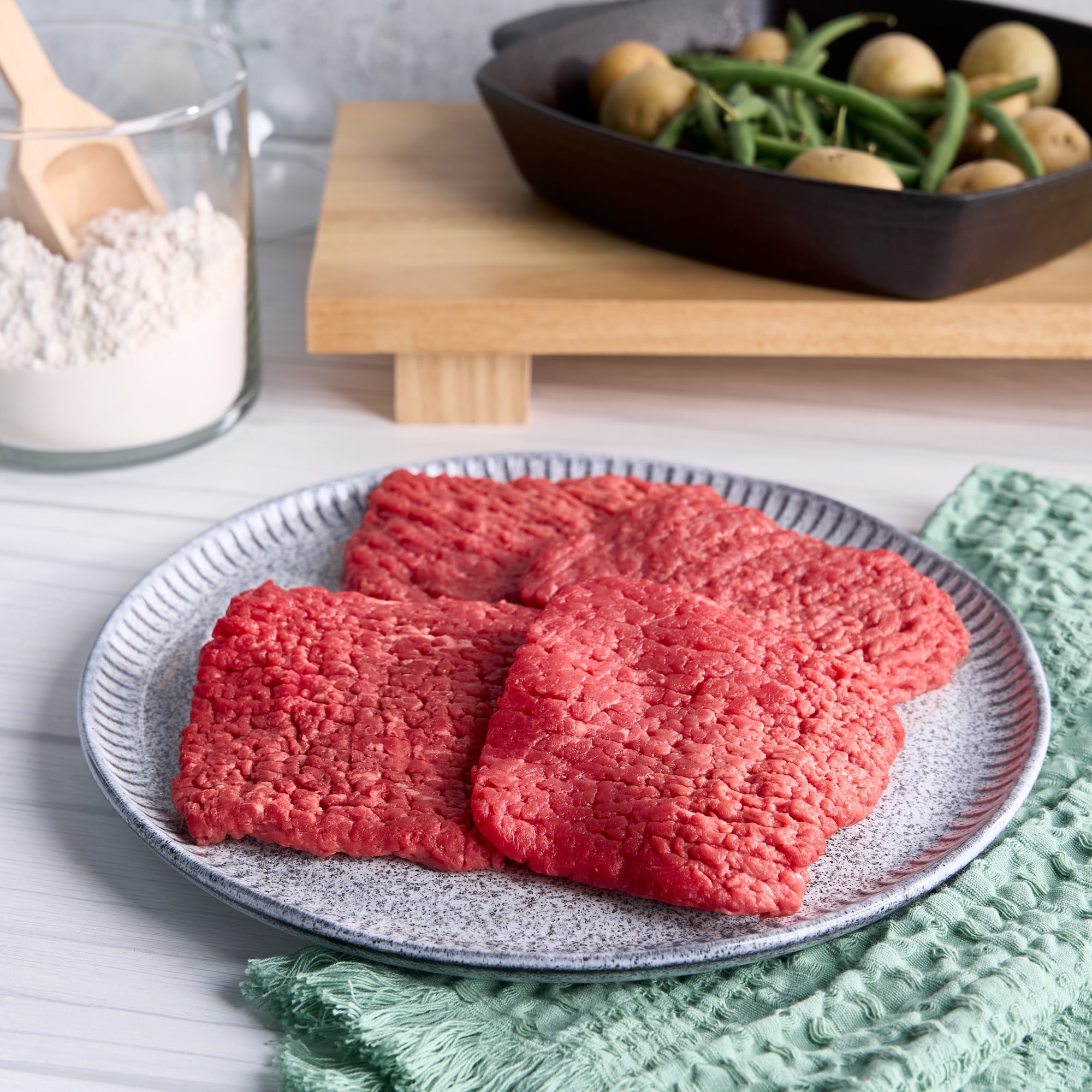 Beef Cubed Steak, Tray, Fresh, 0.3 - 0.9 lb