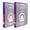 Purple, variant on BAZIC 1/2" Fuchsia 3-Ring View Binder, Round Ring, 2 Pockets