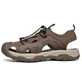 thumbnail image 2 of YOURDIARY Mens Comfort Outdoor Sport Sandals Closed Toe Hiking Walking Beach Water Shoes, 2 of 8
