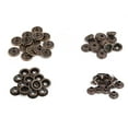 thumbnail image 4 of Metal Press Stud Snap Button Fastener for Leather Clothes Jacket Repair(bronze 3pcs tool), 4 of 10