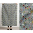 thumbnail image 3 of Soimoi 56 Inch Wide Waterproof Taffeta Fabric by 3 Yard | Gray Floral Theme | Outdoor Use for Furniture Covers, Umbrellas, Patio Decor & More, 3 of 7