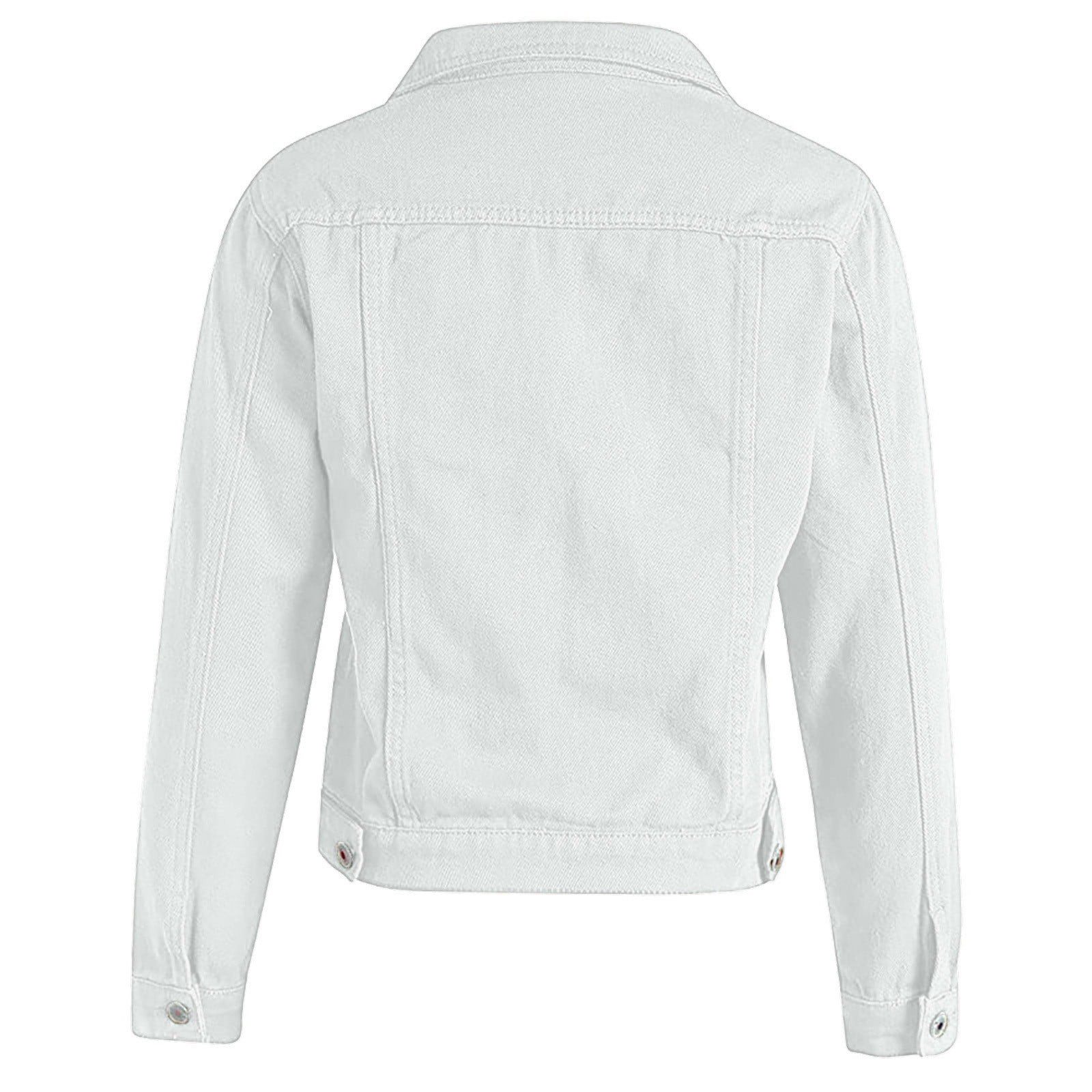 Urbano Plus Men's White Regular Fit Washed Full Sleeve Denim Jacket –  SaumyasStore