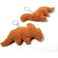 thumbnail image 6 of LANFENG Toy Dino Chicken Nuggets Keychain - Dinosaur Nugget Keychain - Funny Soft Dino Plush Bag Charm, 6 of 6