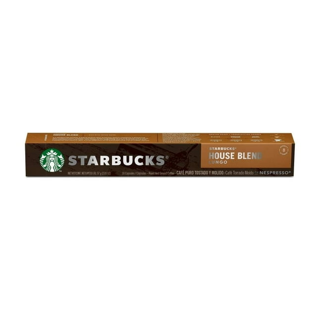 Cápsulas de café Starbucks by Nespresso house blend lungo 10 pzas