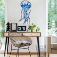 thumbnail image 4 of Pcapzz Metal Art Jellyfish Interior Decoration Crafts Beach Theme Decor,Metal Jellyfish Wall Decor for Living Room Office Garden, 4 of 11