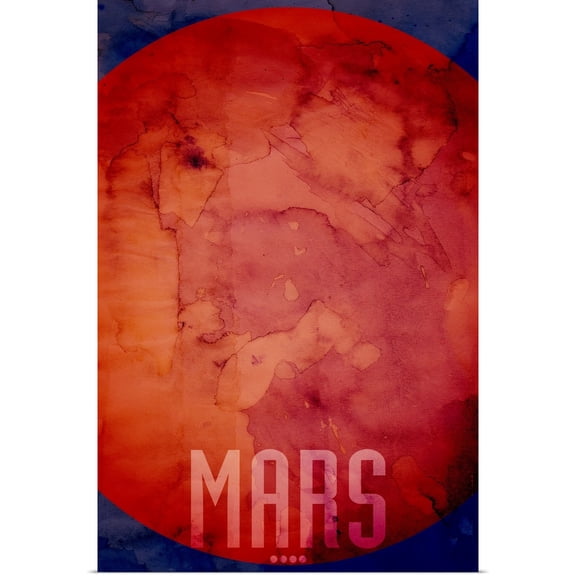 Great BIG Canvas | Rolled Michael Tompsett Poster Print entitled The Planet Mars