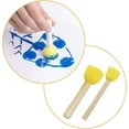 thumbnail image 4 of 40 Pack Round Foam Sponges Brush Pouncers Dabbers Set Assorted Size Paint Tools, 4 of 5
