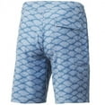 thumbnail image 3 of Huk Pursuit Scaled Dye Boardshort Blue Fog, 28 Shorts, 3 of 3