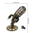 thumbnail image 4 of Lámpara Industrial Steampunk - Luces Nocturnas Retro Rocket para Dormitorio Sala de Estar Ndcxsfigh  Para estrenar, 4 of 8