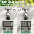 thumbnail image 4 of Sprinkler Timer, Programmable Water Timer with Rain Delay/Manual/Child Lock Automatic Irrigation System for Garden Faucet, Outdoor Irrigation Timer Controller for Lawn Yard,1 Zone, 4 of 7