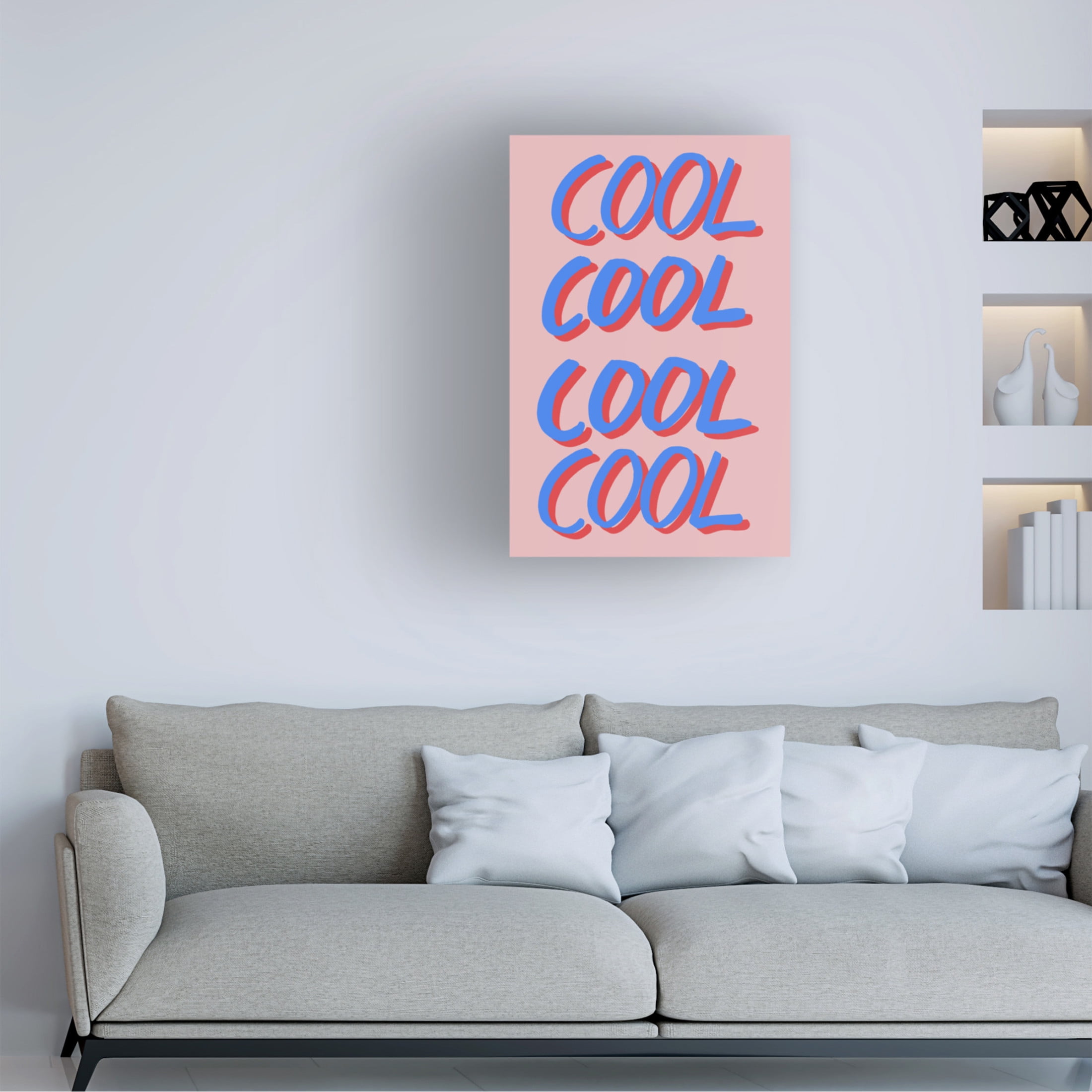 Trademark Fine Art Pictufy Studio Cool Quote 02 Canvas Wall Art