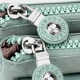 thumbnail image 3 of Bolso bandolera para mujer Bolso multicapa para teléfono móvil Casual para viajes de trabajo (Verde) Likrtyny Para Estrenar, 3 of 9