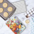 thumbnail image 5 of Yayeee Pot Holders Kitchen Heat Resistant with Pocket 7"x9.8" Cotton Oven Cooking Hot Pads, Purple Floral Tomatoes, 5 of 7