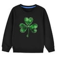 thumbnail image 2 of Oxodoi Boys St Patrick's Day Sweatshirt Toddler Girls Long Sleeve Printed Shirt Festival Top Green 2-9 Years, 2 of 5