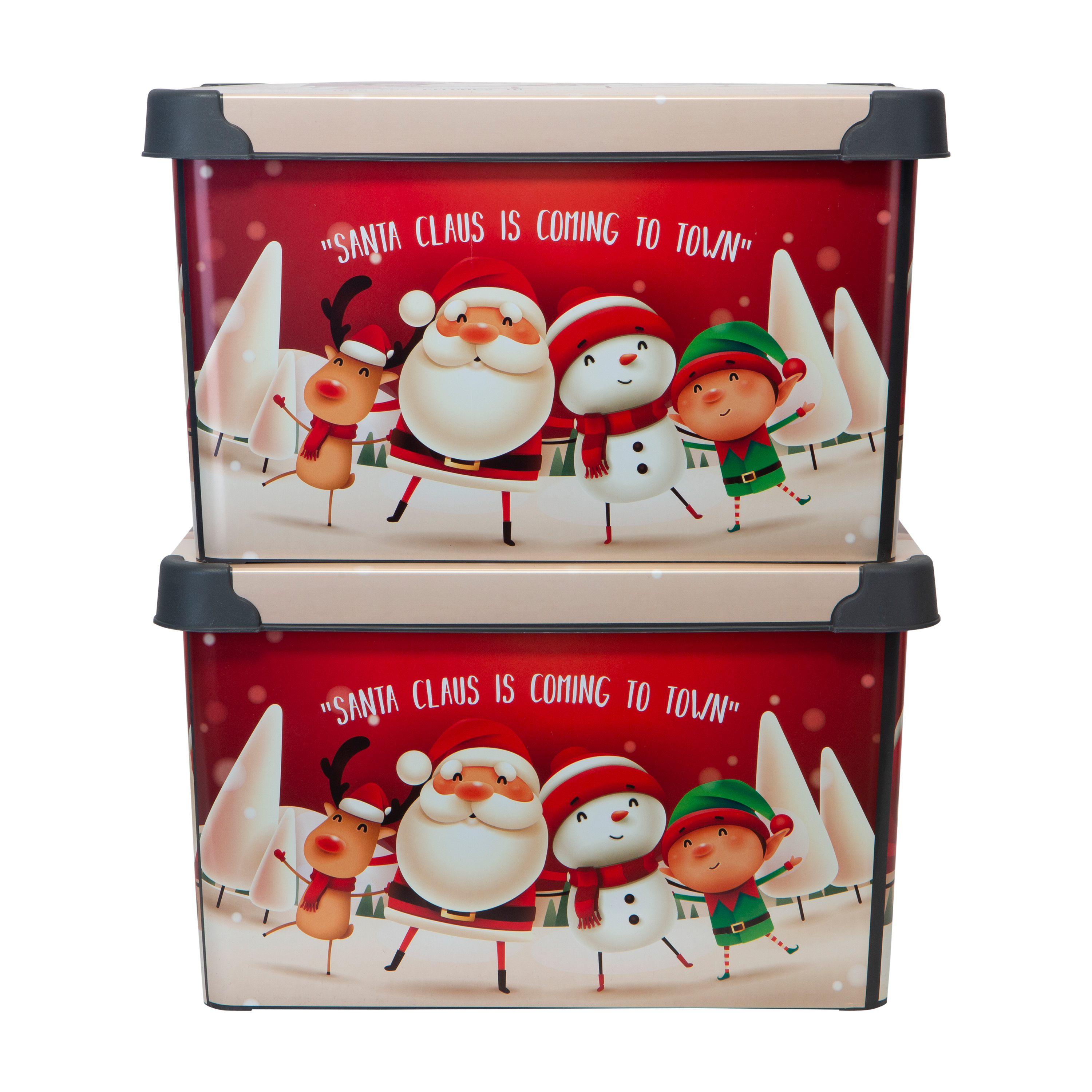 Simplify 7.48-Gallon Santa Clause Storage Bin photo 5