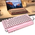 thumbnail image 4 of Mechanical Keyboard with Knob Control, Round Keycaps, Blue Switch - Triple Modes, Widely Compatible, Multifunctional, Ergonomic, 4 of 7