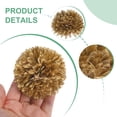thumbnail image 2 of Uxcell 12-Pack Artificial Flower Heads, Fake Chrysanthemum Silk Flowers for DIY Home/Wedding/Centerpieces [Gold], 2 of 7