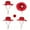 Red, variant on WKSCLPAI Summer Sun Hat Women Men Fishing Hat Outdoor Wide Brim Sun Hat Sun Protection Hat for Golf Fishing Travel Hiking Camping