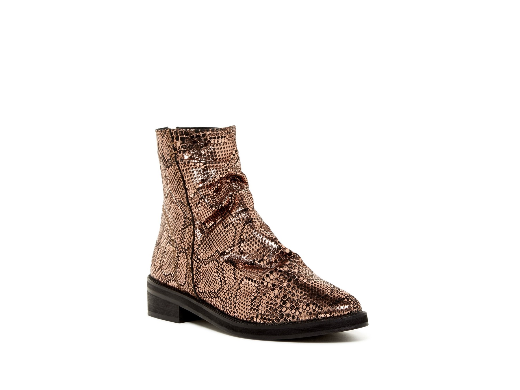bronze colored women's boots