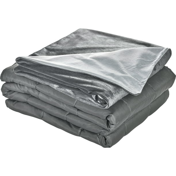 Tranquility CooltotheTouch 20lb Weighted Blanket, Gray
