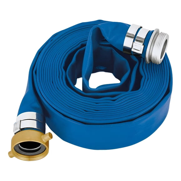 Manguera Plana Para Agua 1.5" X 7.5 Metros Conexión Macho - Hembra MD-1576 Munich