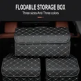 thumbnail image 2 of Car Trunk Organizer Box, Large Capacity, Auto Multiuse Tools, Storage Bag, Stowing, Tidying, Leather, Folding for Emergency, 2 of 11