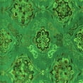 thumbnail image 1 of Ahgly Company Indoor Square Abstract Green Contemporary Area Rugs, 3' Square, 1 of 1