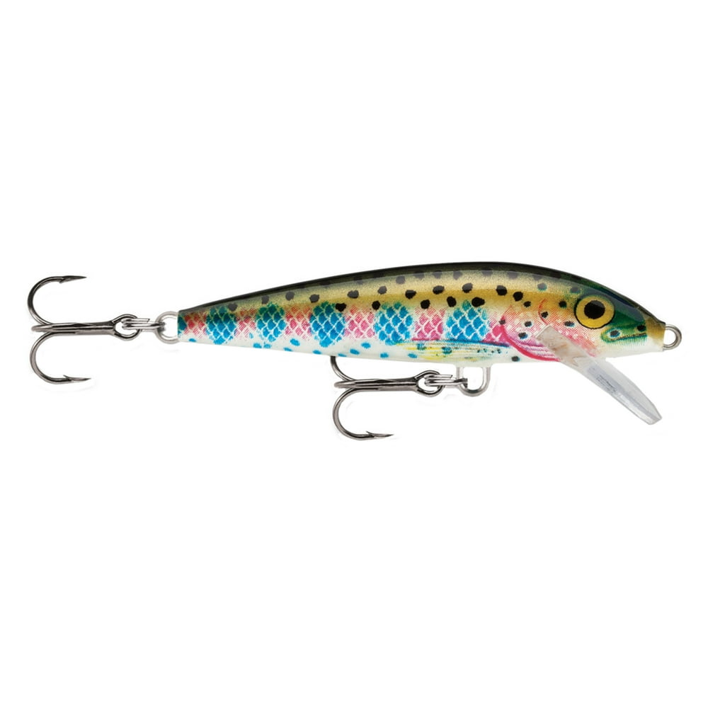 Rapala Original Floating Minnow 07 Fishing Lure 2.75" 1/8oz Rainbow