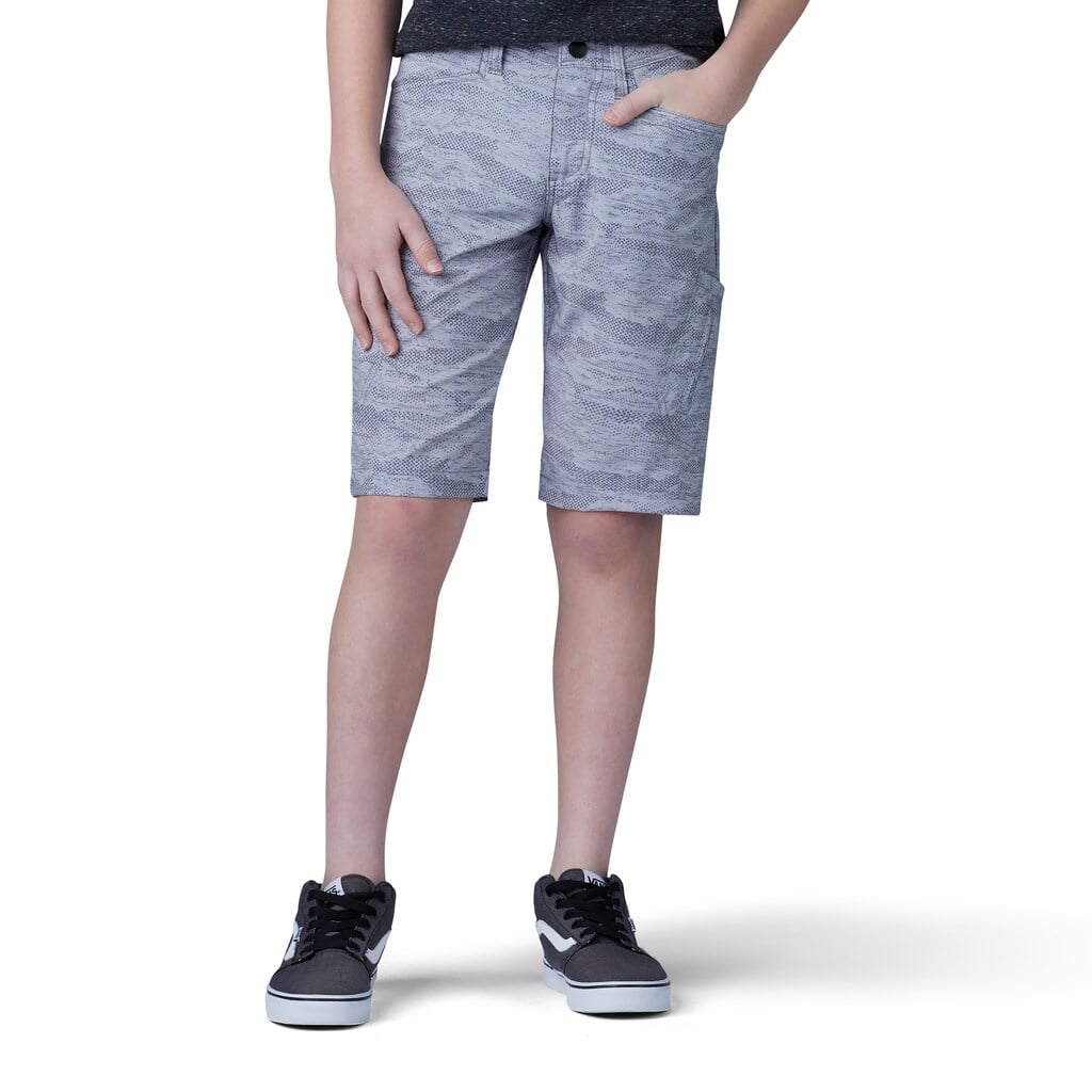 Boys 820 & Husky Lee Dungarees Grafton EasyCare Shorts Light Gray