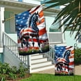thumbnail image 4 of American Flag-Horse Patriotic American Flag . Flag-USA Flags Premium Polyester-Decorative Indoor Outdoor Flag, 4 of 9