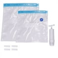 thumbnail image 2 of Sous Vide Bags 15Pack Reusable Electric Vacuum Food Storage Save Sealer Cooker with 1 Hand Pump,2 Size Sealed Bag,4 Clip, 2 of 10