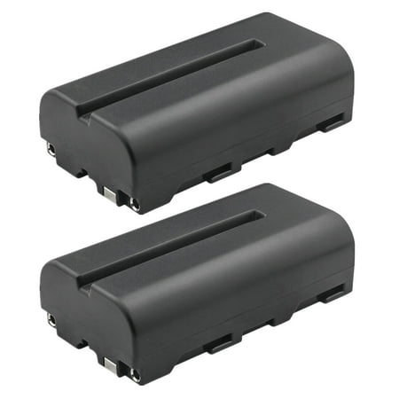 Kastar 2-Pack NP-F550 / NP-F570 Li-ion Battery 7.4V 2900mAh Replacement for Datavideo TLM-700K 7  Full HD LCD Portable 4K  iKan 7  VXF7-V2 Tally 3G-SDI 4K  VH7i-1 7  HDMI On-Camera Field Monitor