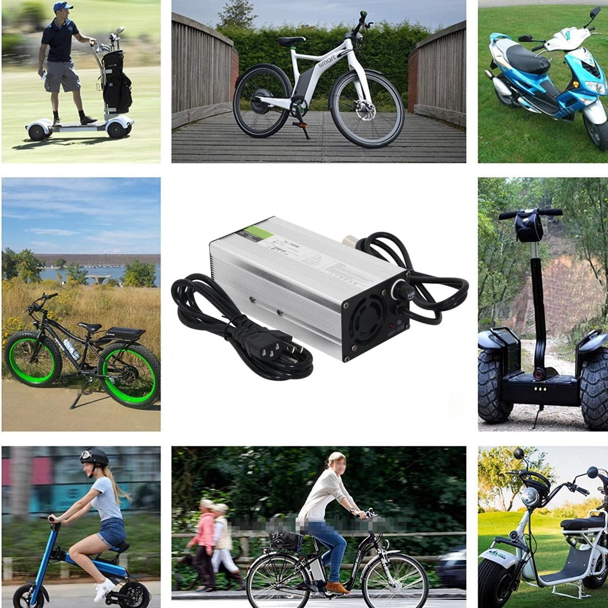 Electric Bike Charger 54.6 V 4A Suitable For 48 V Lithium Battery, Electric Bike