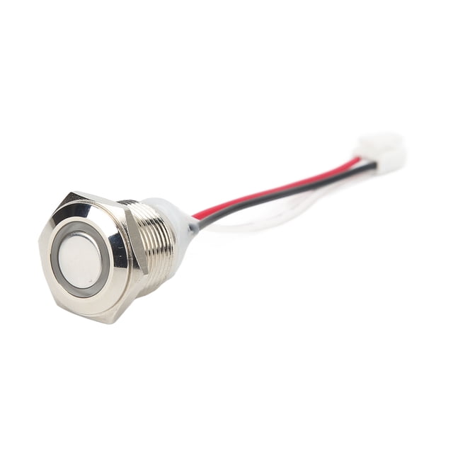 Momentary Switch, Touch Switch Stainless Steel Weatherproof DC12-24V For GSM HELP Point