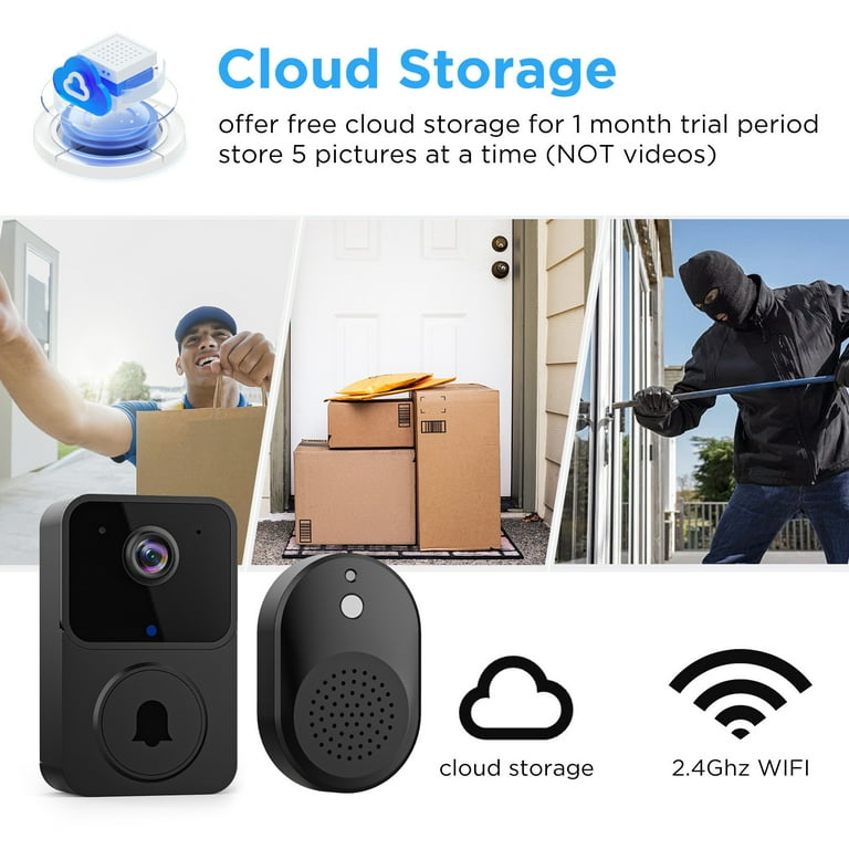 Chime Wireless Video Doorbell With Free Cloud Storage Cloud