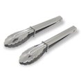 thumbnail image 1 of Handy Housewares Juego De 2 Pinzas Para Servir De Cocina Con Agarre Festoneado De Metal De 7 Pulgadas Con Cerraduras Deslizantes (1 Juego), 1 of 4