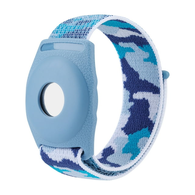 CSChome Étui de Protection pour Tout-Petit Bracelet Respirant Résistant à l'Usure Réglable en Nylon Support GPS Étui de Protection AirTag