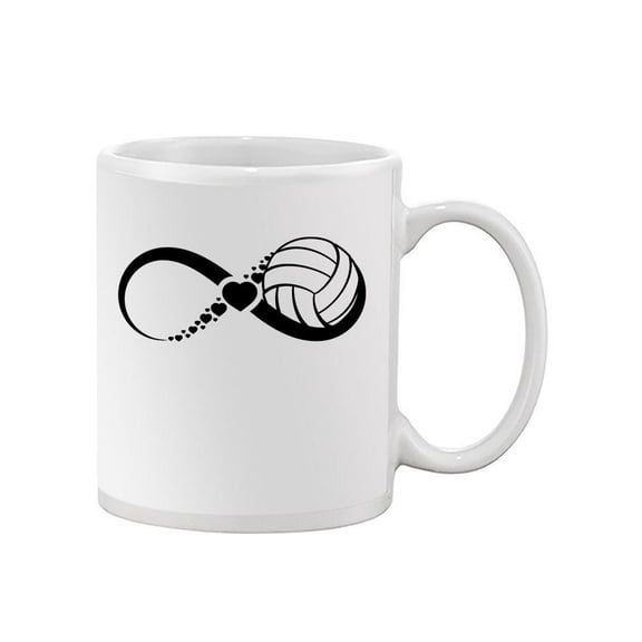 Infinity Volley Ball Design Mug Unisex's -Image by Shutterstock