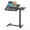 Black, variant on Small Standing Desk, Mobile Stand up Desks with Lockable Wheels, Adjustable Height, 26 Inch Portable Rolling Laptop Computer Desks for Home, White