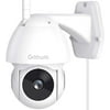 Security Camera Outdoor, Goowls 1080P Pan/Tilt 2.4G WiFi Home Smart Security Surveillance IP Camera Wired with Waterproof Night Vision 2-Way Audio Motion Detection Cloud Camera Works with Alexa