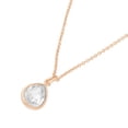 thumbnail image 2 of Collar para Mujer con Cristal Fino Europeo en forma de Gota– Bañado en Oro Rosa 14k- Collar Elegante y Brillante-Collares de Mujer de Moda- Joyería para Mujer de Moda- Regalo especial Ortiz Espinosa Temporada, 2 of 3