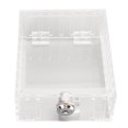 thumbnail image 4 of Caja de bloqueo de termostato, cubierta transparente Universal de acrílico transparente con 2 llaves, 4,92x3,74x1,97 pulgadas, 4 of 5