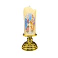 thumbnail image 2 of Lámpara de velas de oración sin llama, luces de velas artificiales, luz de Pilar LED, luces de vela LED para linternas religiosas de aniversario Virgen BLESIY luz de las velas, 2 of 8