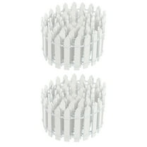 Fence Garden Picket Miniwood White Crafts Diy Decoration Outdoor Roll Decorative