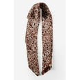 thumbnail image 2 of Bimba Brown Leopard Animal Skin Pure Silk Printed Scarf Dupatta Head Neck Wrap Bandanas For Women 40 x 40 Inches, 2 of 6