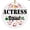 Actress, variant on Millwright Squad Christmas Ceramic Ornament, Funny Coworker Appreciation Gift, Holiday Tree Décor