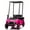 Pink, variant on Track Seven 24V Ride on Car, Electric Golf Cart with Ceiling, Ride on Truck with Remote Control, Music, Rear Storage Box, Electric Car for Boys Girls Age 3+, 18.5" Large Seat with Armrests, Blue
