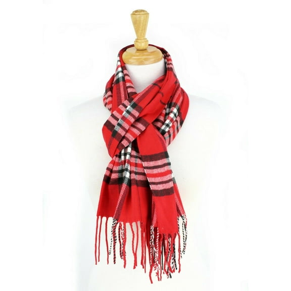 Soft Classic Winter Scarf, Men Scarf, Women Scarf, chequered scarf