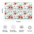 thumbnail image 3 of Pioneer Flower Floral Print Pattern Bathroom Rugs Mat, Non Slip Microfiber Bathroom Rug with Rubber Backing, Soft Mats for Bathroom Floor Tub Shower, 20"x32", 3 of 5